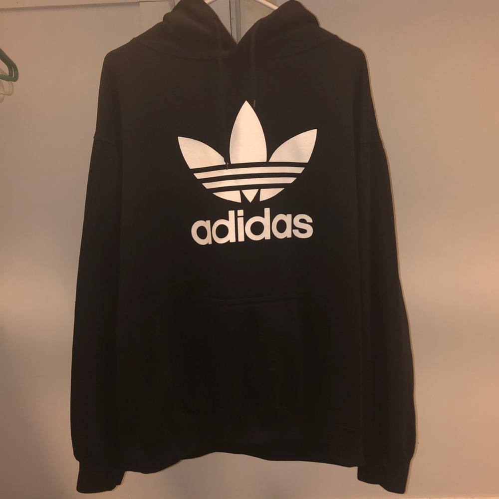 Large Black Adidas Hoodie (NOT OFFICIAL)